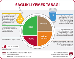 Sağlıklı beslenme tabağı